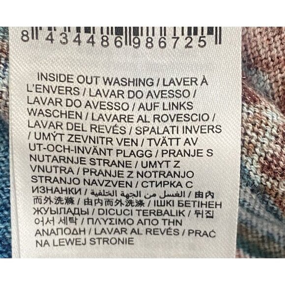 DESIGUAL Women Patchwork Open Front Sweater Sz S Multicolor Long Sleeve 32-13 - Picture 14 of 16